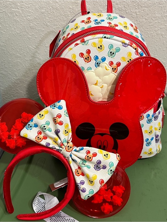 New Loungefly Disney Popcorn Balloon Minnie Ears Scented - EARS Only main image 4